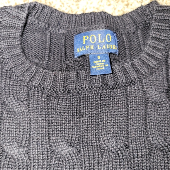 EUC. Boys Ralph Lauren Cable sweater 5 - Picture 2 of 4